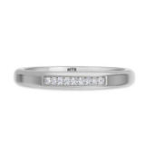 Photo of Chrisoula 1/10 ct tw. Diamond Same Sex Ladies Band Set 10K White Gold [BT2082WL]