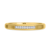 Photo of Chrisoula 1/20 Carat T.W. Diamond Ladies Wedding Band  10K Yellow Gold [BT2082YL]