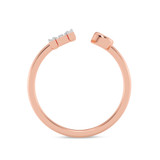 Photo of Lisa "H" 1/10 ct tw. Lab Grown Diamond Ring 14K Rose Gold [FR1945R]