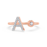 Photo of Lisa"A" 1/8 ct tw. Fashion Ring 14K Rose Gold [FR1938R]