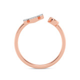 Photo of Lisa "A" 1/8 ct tw. Lab Grown Diamond Ring 14K Rose Gold [FR1938R]