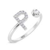Photo of Lisa "P" 1/8 ct tw. Lab Grown Diamond Ring 10K White Gold [FR1953W]