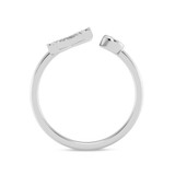 Photo of Lisa "X" 1/8 ct tw. Lab Grown Diamond Ring 14K White Gold [FR1961W]