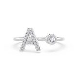 Photo of Lisa "A" 1/8 ct tw. Lab Grown Diamond Ring 10K White Gold [FR1938W]