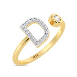 Photo of Lisa"D" 1/8 ct tw. Fashion Ring 14K Yellow Gold [FR1941Y]