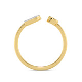 Photo of Lisa "D" 1/8 ct tw. Lab Grown Diamond Ring 14K Yellow Gold [FR1941Y]