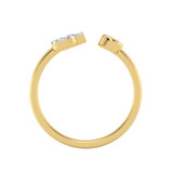 Photo of Lisa "J" 1/10 ct tw. Lab Grown Diamond Ring 14K Yellow Gold [FR1947Y]