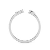 Photo of Lisa "H" 1/10 ct tw. Lab Grown Diamond Ring 14K White Gold [FR1945W]