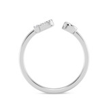 Photo of Lisa "P" 1/8 ct tw. Lab Grown Diamond Ring 14K White Gold [FR1953W]