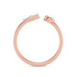 Photo of Lisa "T" 1/10 ct tw. Lab Grown Diamond Ring 10K Rose Gold [FR1957R]