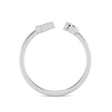Photo of Lisa "F" 1/10 ct tw. Lab Grown Diamond Ring 10K White Gold [FR1943W]