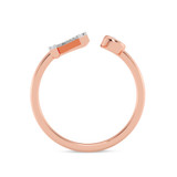 Photo of Lisa "K" 1/8 ct tw. Lab Grown Diamond Ring 14K Rose Gold [FR1948R]