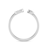 Photo of Lisa "U" 1/8 ct tw. Lab Grown Diamond Ring 14K White Gold [FR1958W]