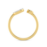 Photo of Lisa "O" 1/8 ct tw. Lab Grown Diamond Ring 14K Yellow Gold [FR1952Y]