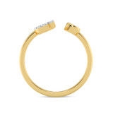 Photo of Lisa "G" 1/8 ct tw. Lab Grown Diamond Ring 10K Yellow Gold [FR1944Y]