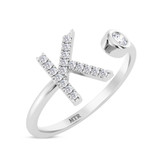 Photo of Lisa "K" 1/8 ct tw. Lab Grown Diamond Ring 10K White Gold [FR1948W]