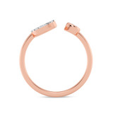 Photo of Lisa "Q" 1/8 ct tw. Lab Grown Diamond Ring 10K Rose Gold [FR1954R]