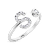 Photo of Lisa "S" 1/8 ct tw. Lab Grown Diamond Ring 14K White Gold [FR1956W]