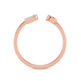 Photo of Lisa "B" 1/8 ct tw. Lab Grown Diamond Ring 14K Rose Gold [FR1939R]