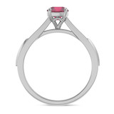Photo of Irit 3/4 CT. T.W. Ruby and diamond Engagement Ring 10K White Gold [BT2078WE-C000]