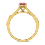 Photo of Irit 3/4 Carat T.W. Ruby and diamond Engagement Ring 14K Yellow Gold [BT2078YE-C000]