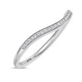 Photo of Diantha 1/3 CT. T.W. Ruby and Diamond Matching Wedding Band Set 14K White Gold [BT2079WL]
