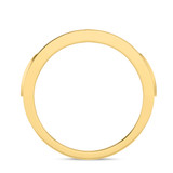 Photo of Irit 1/15 Carat T.W. Ruby and Diamond Mens Wedding Band 14K Yellow Gold [BT2078YM]