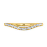 Photo of Diantha 1/10 ct tw. Diamond Ladies Band 10K Yellow Gold [BT2079YL]