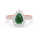 Photo of Rica 1 1/2 ct tw. Fashion Ring 10K Rose Gold [FR2011R]