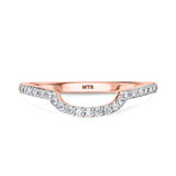 Photo of Evanthe 1/3 ct tw. Diamond Same Sex Ladies Band Set 14K Rose Gold [BT2072RL]