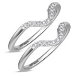 Photo of Holly 1/5 ct tw. Diamond Same Sex Ladies Band Set 14K White Gold [WL2071W]