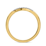 Photo of Holly 2 CT. T.W. Ruby and Diamond Trio Matching Wedding Ring Set 14K Yellow Gold [BT2071YL]