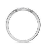 Photo of Evanthe 1/3 ct tw. Diamond Same Sex Ladies Band Set 10K White Gold [BT2072WL]