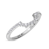 Photo of Kana 1/4 ct tw. Diamond Ladies Band 10K White Gold [BT2068WL]