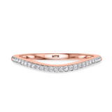 Photo of Erica 1/7 Carat T.W. Diamond Ladies Wedding Band  10K Rose Gold [BT2070RL]