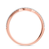 Photo of Kantuta 1/3 ct tw. Diamond Same Sex Ladies Band Set 10K Rose Gold [BT2087RL]