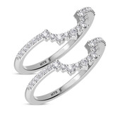 Photo of Kana 1/2 ct tw. Diamond Same Sex Ladies Band Set 10K White Gold [WL2068W]