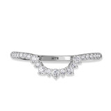 Photo of Kana 3/8 Carat T.W. Ruby and Diamond Matching Wedding Band Set 14K White Gold [BT2068WL]