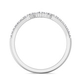 Photo of Kana 3/8 Carat T.W. Ruby and Diamond Matching Wedding Band Set 14K White Gold [BT2068WL]