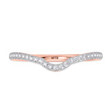 Photo of Kantuta 1/3 Carat T.W. Ruby and Diamond Matching Wedding Band Set 14K Rose Gold [BT2087RL]