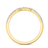 Photo of Kana 2 1/3 CT. T.W. Ruby and Diamond Trio Matching Wedding Ring Set 14K Yellow Gold [BT2068YL]