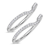 Photo of Kantuta 1/3 ct tw. Diamond Same Sex Ladies Band Set 10K White Gold [WL2087W]