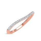 Photo of Erica 1/6 ct tw. Diamond Ladies Band 14K Rose Gold [BT2070RL]