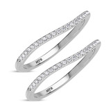 Photo of Erica 1/3 ct tw. Diamond Same Sex Ladies Band Set 14K White Gold [WL2070W]