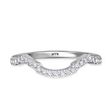 Photo of Lone 3/8 ct tw. Diamond Same Sex Ladies Band Set 10K White Gold [BT2069WL]