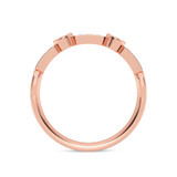 Photo of Purvi 1/8 ct tw. Lab Grown Diamond Ladies Band 10K Rose Gold [BT1969RL]