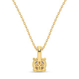 Photo of Pinkie 1/2 CT. T.W. Lab Grown Diamond Solitaire Pendant 10K Yellow Gold [SP1930Y-C000]