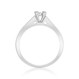 Photo of Norah 1/3 ct tw. Princess Cluster Engagement Ring 14K White Gold [BT589WE-C000]