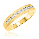 Photo of Norah 7/8 ct tw. Diamond Princess Cluster Trio Set 14K Yellow Gold [BT105YM]