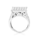 Photo of Esme 3 1/2 ct tw. Diamond Princess Cluster Trio Set 10K White Gold [BT408WE-C000]